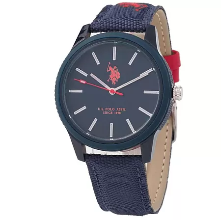 ΡΟΛΟΙ U.S. POLO  USP7076RD U.S.POLO Simon Blue Synthetic Strap
