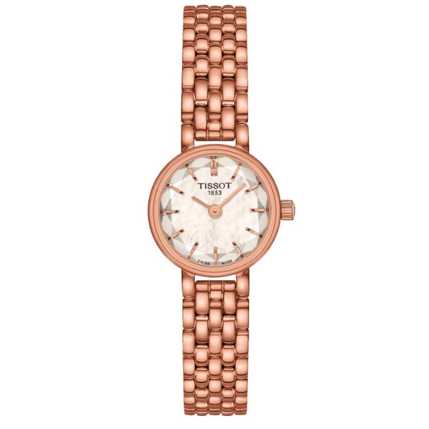ΡΟΛΟΙ TISSOT T1400093311100 TISSOT T-Lady Lovely Round Rose Gold Stainless Steel Bracelet