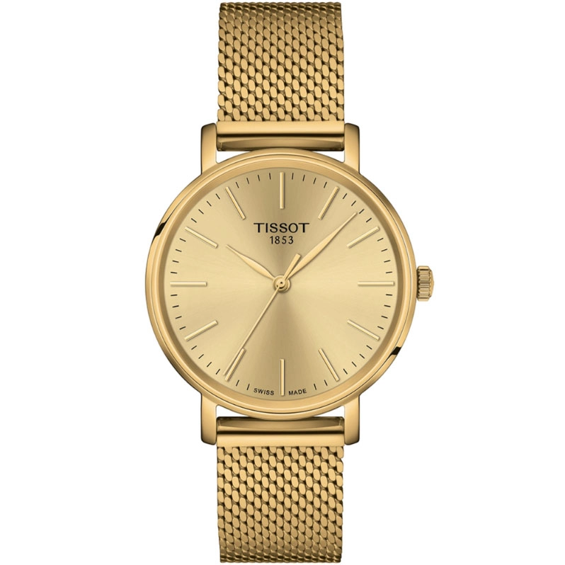 ΡΟΛΟΙ TISSOT T1432103302100 TISSOT Everytime Lady Gold Stainless Steel Bracele