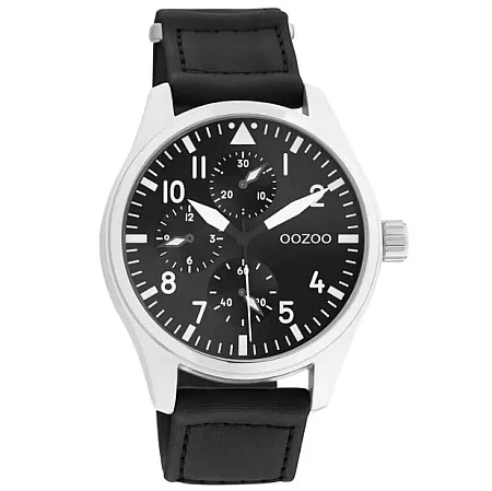ΡΟΛΟΙ OOZOO C11009 OOZOO Timepieces Black Synthetic Strap