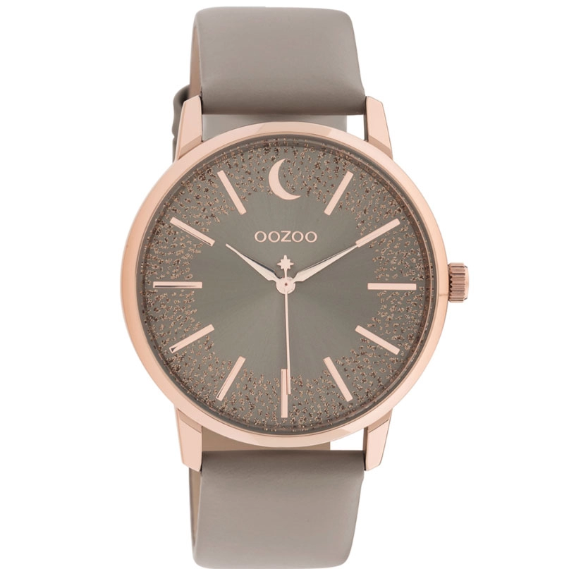 ΡΟΛΟΙ OOZOO C11041 OOZOO Timepieces Brown Leather Strap