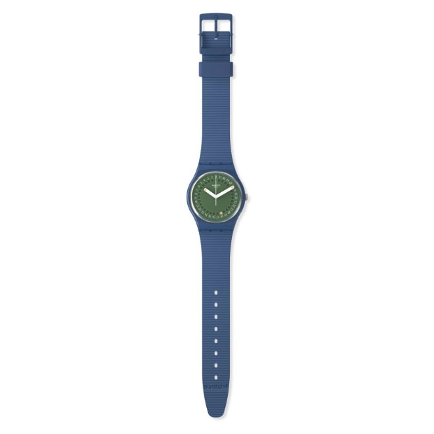 ΡΟΛΟΙ SWATCH  SO28N403 SWATCH Cycles Of Indigo Blue Silicone Strap