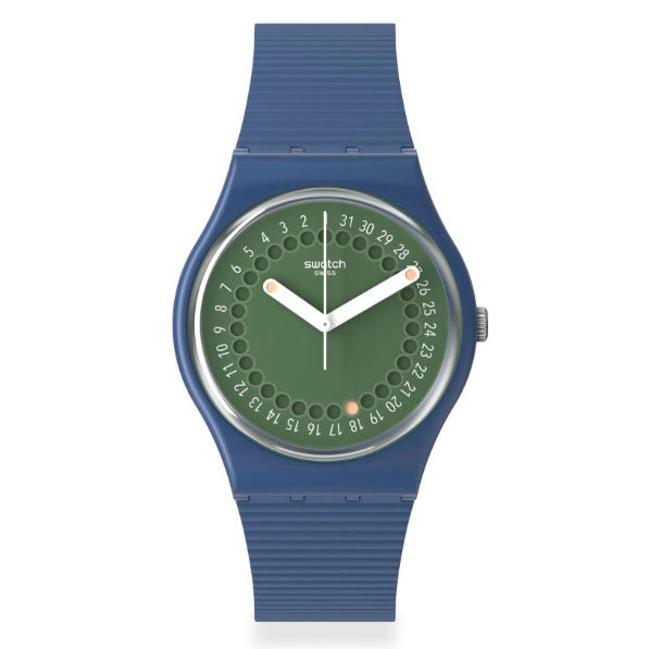 ΡΟΛΟΙ SWATCH  SO28N403 SWATCH Cycles Of Indigo Blue Silicone Strap