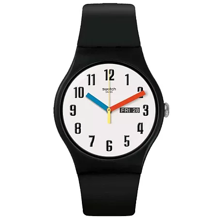 ΡΟΛΟΙ SWATCH  SO29B705 SWATCH Bau Elementary Black Biosourced Strap