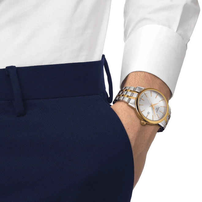 ΡΟΛΟΙ TISSOT  T1294102203100 TISSOT Classic Dream Two Tone Stainless Steel Bracelet