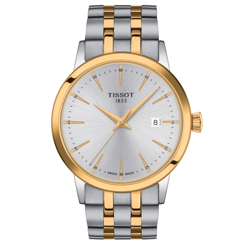ΡΟΛΟΙ TISSOT  T1294102203100 TISSOT Classic Dream Two Tone Stainless Steel Bracelet