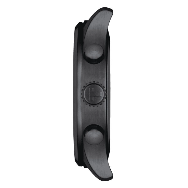 ΡΟΛΟΙ TISSOT  T1166173605203 TISSOT T-Sport Chrono XL Chronograph Black Leather Strap