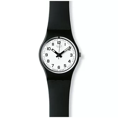 ΡΟΛΟΙ SWATCH  LB153 SWATCH Something New Black Rubber Strap