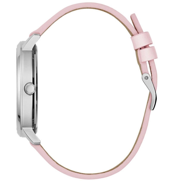 ΡΟΛΟΙ GUESS  GW0529L1 GUESS Dahlia Crystals Pink Leather Strap