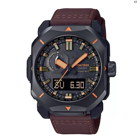ΡΟΛΟΙ CASIO PRW-6900YL-5ER CASIO Protrek Solar Brown Leather Strap