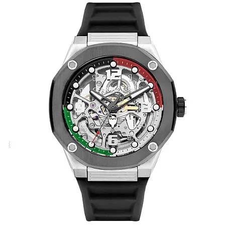 ΡΟΛΟΙ CERRUTI CIWGR2223905 CERRUTI Razzuolo Automatic Black Silicone Strap