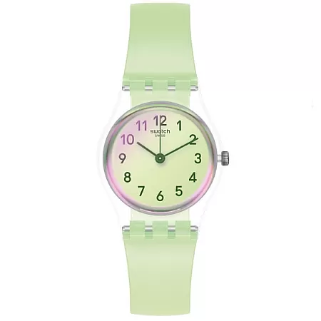 ΡΟΛΟΙ SWATCH   LK397 SWATCH Casual Green Light Green Silicone Strap