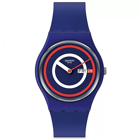 ΡΟΛΟΙ SWATCH  SO28N703  SWATCH  Gent Biosourced  Blue To Basics Blue Silicone Strap