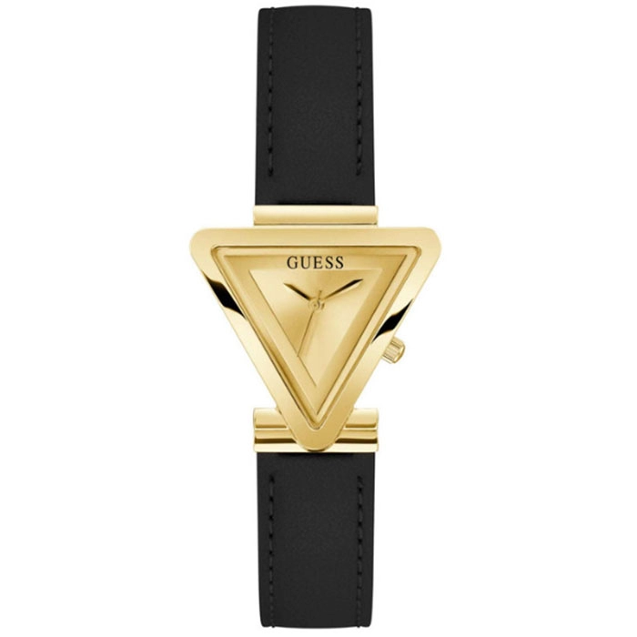 ΡΟΛΟΙ GUESS  GW0548L3 GUESS Fame Black Leather Strap