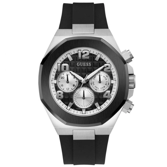 ΡΟΛΟΙ GUESS  GW0583G1 GUESS Empire Black Rubber Strap