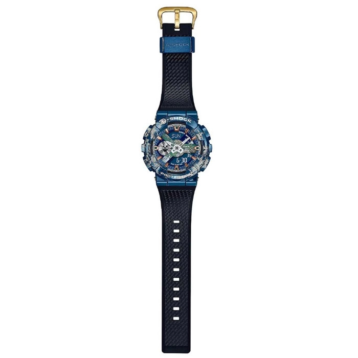 ΡΟΛΟΙ CASIO GM-110EARTH-1AER CASIO G-Shock Planet Earth Limited Edition Blue Rubber Strap