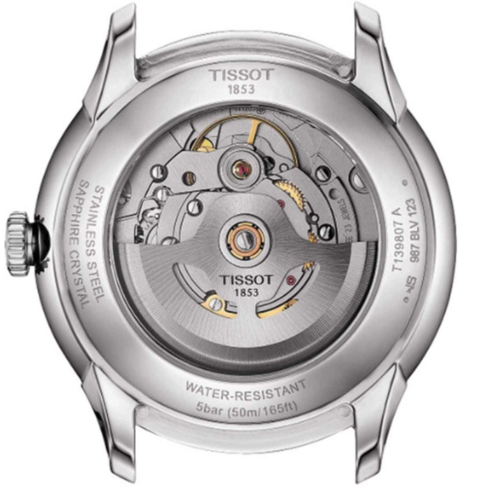 ΡΟΛΟΙ TISSOT  T1398071106100 TISSOT T-Classic Chemin Des Tourelles Automatic Silver Stainless Steel Bracelet