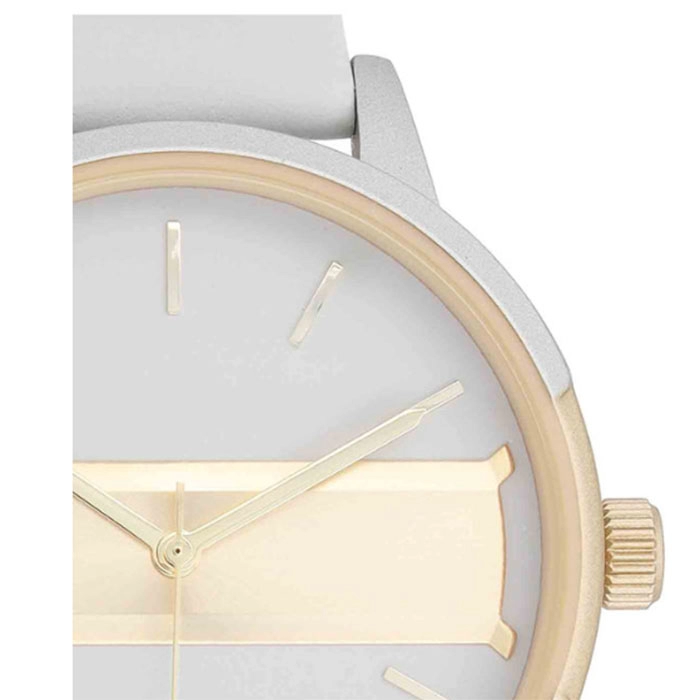 ΡΟΛΟΙ OOZOO  C11152 OOZOO Timepieces Grey Leather Strap