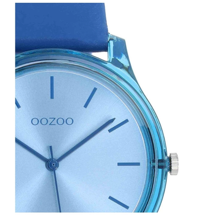 ΡΟΛΟΙ OOZOO  C11143 OOZOO Timepieces Blue Leather Strap
