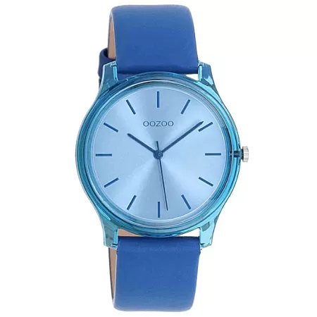 ΡΟΛΟΙ OOZOO  C11143 OOZOO Timepieces Blue Leather Strap
