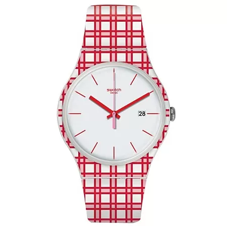 ΡΟΛΟΙ SWATCH   SUOW401 SWATCH Mediterranean Views Piknik Two Tone Silicone Strap