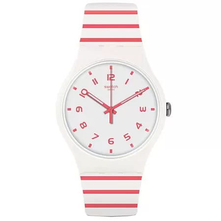 ΡΟΛΟΙ SWATCH   SUOW150 SWATCH Mediterranean Views Redure Two Tone Silicone Strap