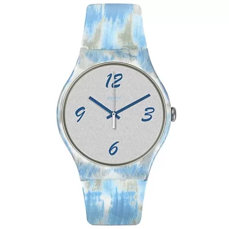 ΡΟΛΟΙ SWATCH  SUOW149   SWATCH Mediterranean Views Bluquarelle Multicolor Silicone Strap