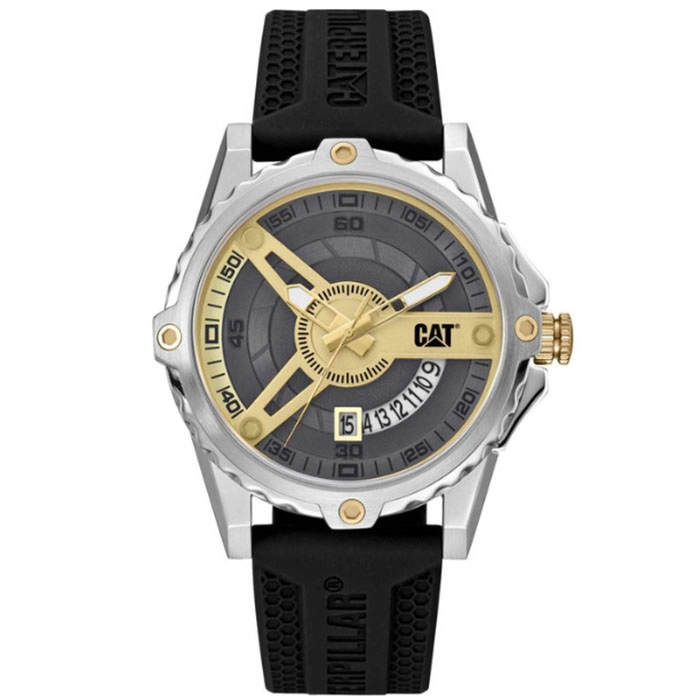 ΡΟΛΟΙ CATERPILLAR  AM14121223 CATERPILLAR Newport Black Silicone Strap