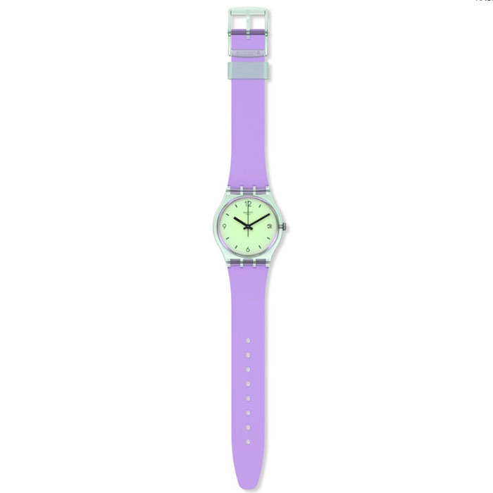 ΡΟΛΟΙ SWATCH  SO28G401 SWATCH Mystic Sunrise Pruple Silicone Strap