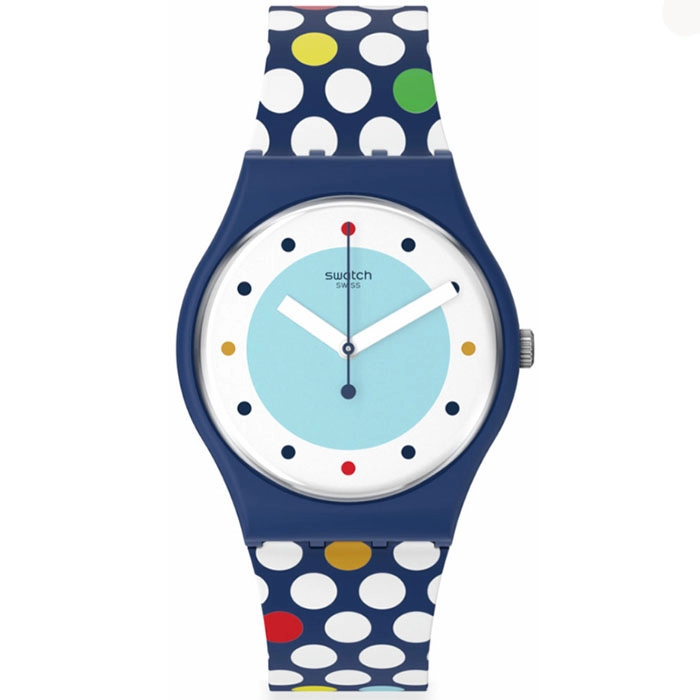 ΡΟΛΟΙ SWATCH  SO28N115 SWATCH Spots Of Joy Multicolor Silicone Strap