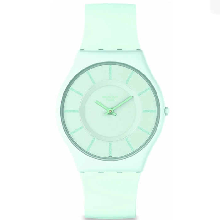 ΡΟΛΟΙ SWATCH  SS08G107 SWATCH Turquoise Lightly Silicone Strap