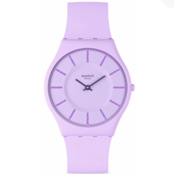 ΡΟΛΟΙ SWATCH  SS08V107 SWATCH La La Lila Silicone Strap