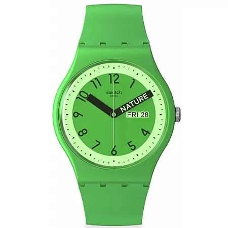 ΡΟΛΟΙ SWATCH  SO29G704 SWATCH Proudly Green  Silicone Strap