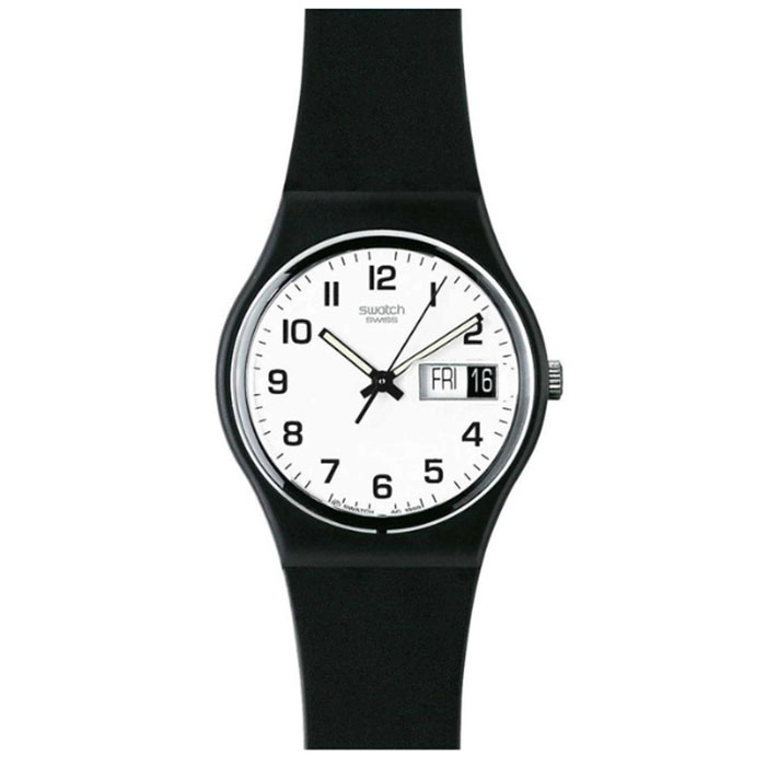 ΡΟΛΟΙ SWATCH GB743-S26 SWATCH Once Again Black Biosourced Strap