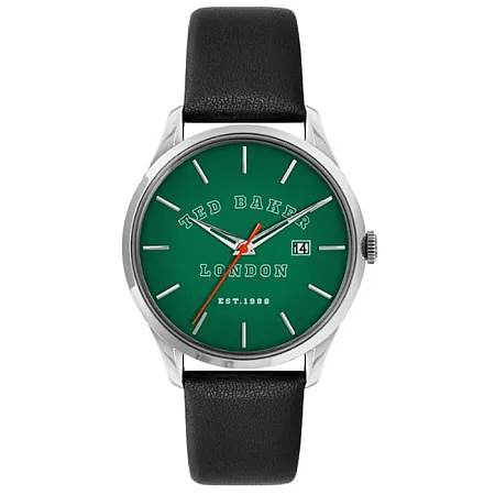 ΡΟΛΟΙ TED BAKER BKPLTF204 TED BAKER Leytonn Black Leather Strap