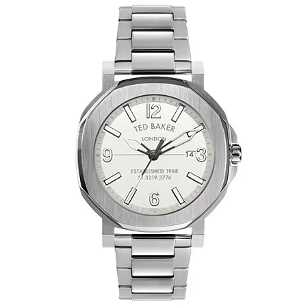 ΡΟΛΟΙ TED BAKER BKPACS204 TED BAKER Actonn Silver Stainless Steel Bracelet