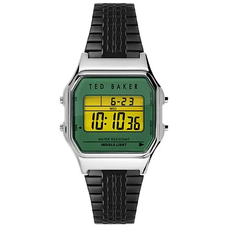 ΡΟΛΟΙ TED BAKER  BKP80S202  TED BAKER TED 80s Chronograph Black Stainless Steel Bracelet