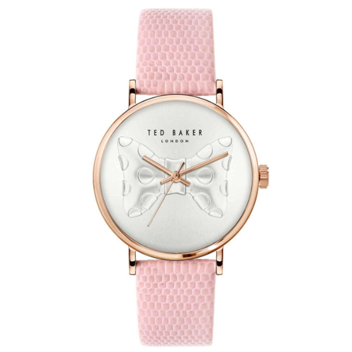 ΡΟΛΟΙ TED BAKER BKPPHS302 TED BAKER Phylipa Bow Pink Leather Strap