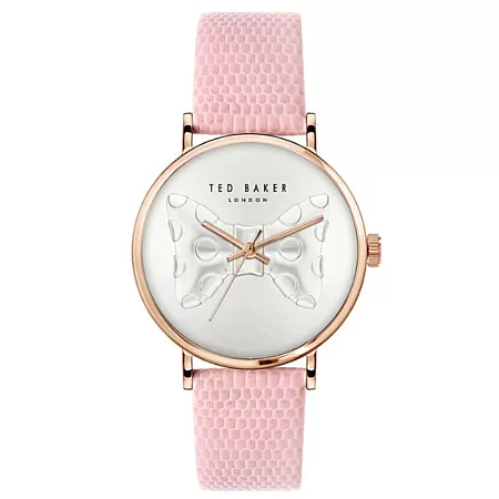 ΡΟΛΟΙ TED BAKER BKPPHS302 TED BAKER Phylipa Bow Pink Leather Strap