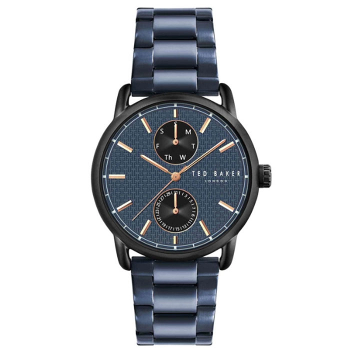 ΡΟΛΟΙ TED BAKER  BKPOLS304 TED BAKER Oliver Blue Stainless Steel Bracelet