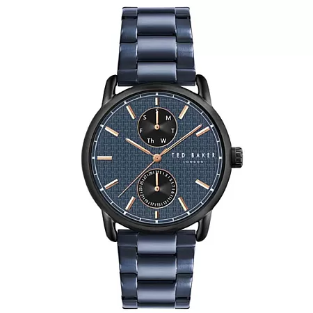 ΡΟΛΟΙ TED BAKER  BKPOLS304 TED BAKER Oliver Blue Stainless Steel Bracelet