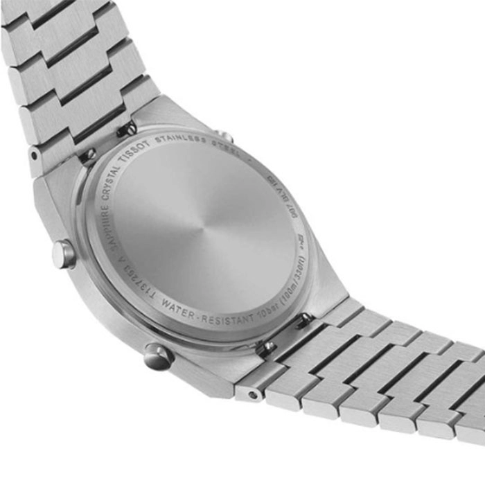 ΡΟΛΟΙ TISSOT  T1372631105000 TISSOT T-Classic PRX Digital Dual Time Chronograph Silver Stainless Steel Bracelet