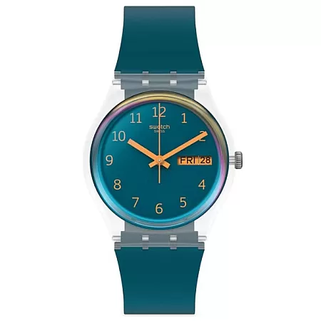 ΡΟΛΟΙ SWATCH  SO28K700-S14 SWATCH Essentials Blue Away Blue Silicone Strap