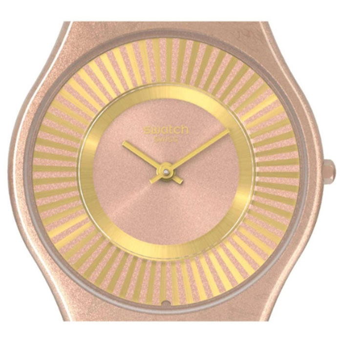 ΡΟΛΟΙ SWATCH  SS08C102 SWATCH Tawny Radiace Brown Silicone Strap