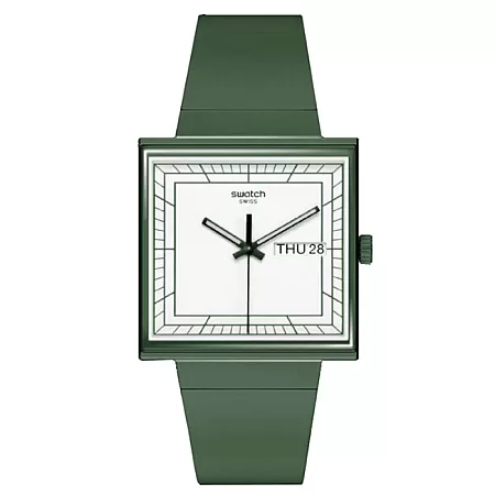ΡΟΛΟΙ SWATCH  SO34G700 SWATCH Bioceramic What If Green Biosourced Strap