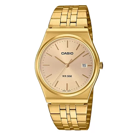 ΡΟΛΟΙ CASIO  MTP-B145G-9AVEF CASIO Collection Gold Stainless Steel Bracelet