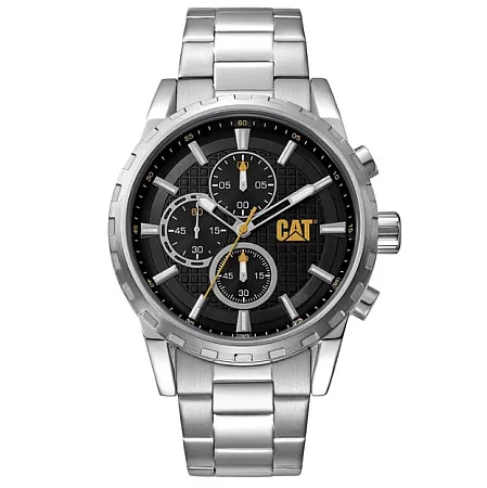 ΡΟΛΟΙ CATERPILLAR  NR14311121CATERPILLAR Architect Chronograph Silver Stainless Steel Bracelet