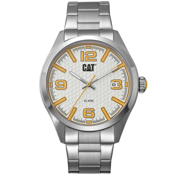 ΡΟΛΟΙ CATERPILLAR  QA14111237 CATERPILLAR H-Dial Silver Stainless Steel Bracelet