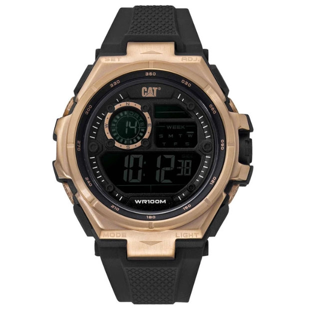 ΡΟΛΟΙ CATERPILLAR OD19721149 CATERPILLAR Hybrid Chronograph Black Silicone Strap