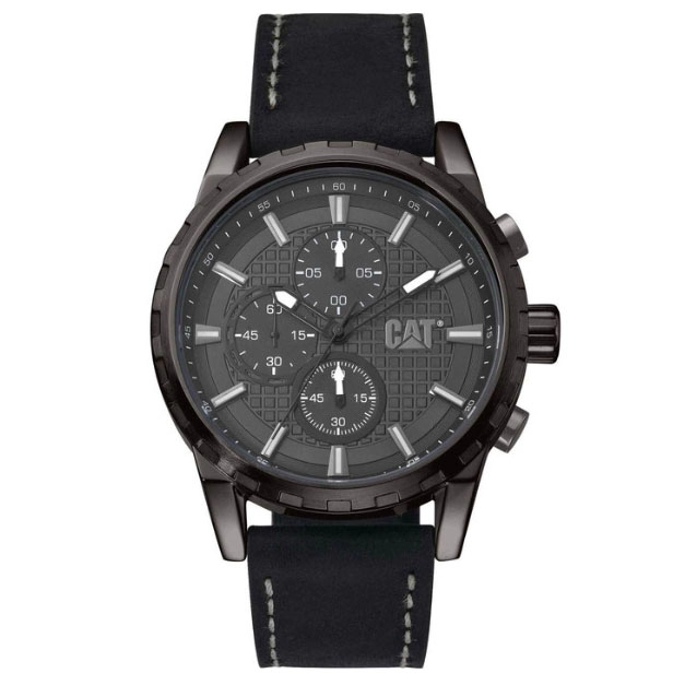 ΡΟΛΟΙ CATERPILLAR  NR15334521 CATERPILLAR Architect Black Leather Strap